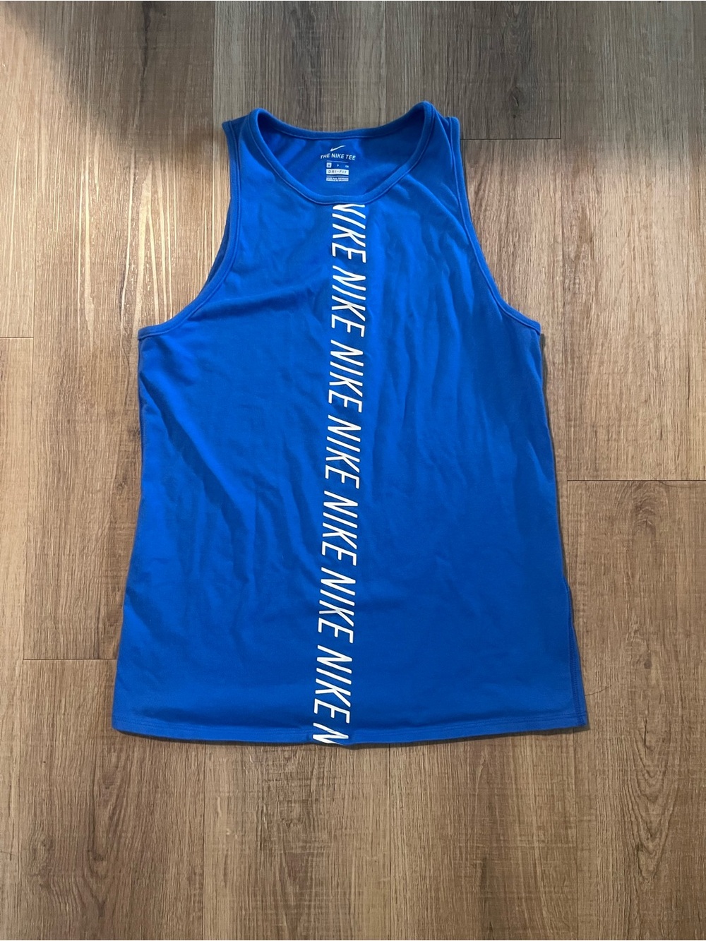 Nike Dri-Fit Bright Blue Athletic Tank Top - “The Nike Tee”